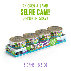 Lata Weruva B.F.F. OMG con salsa abundante, ideal para gatos que aman jugosidad