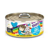 Weruva BFF OMG, pollo en salsa en lata de 5,5 onzas, ideal para gatos con humedad
