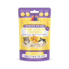 Weruva Paw Lickin' Chicken en bolsa de 1 onza, lista para servir como snack diario