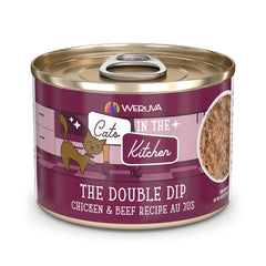 Weruva Cats en la Cocina Doble Dip en lata 6oz, ideal para variar la dieta felina
