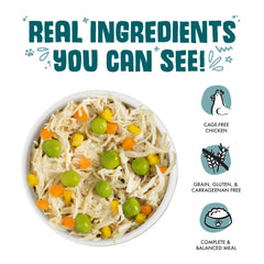 Weruva Clasico: zanahorias y guisantes en la sopa, snack nutritivo para el dia.