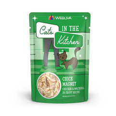 Weruva Gatos en la Cocina imán de pollo, bolsa 3oz: fuente sabrosa de proteína