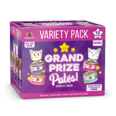 Weruva Gran Premio Patés: variedad 3oz, pack de 12 para gatos.