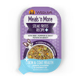 Weruva Meals 'n More Steak Frites Dinner, caja de 3,5 oz para perros, hidrata y aporta proteína