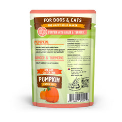 Puré de calabaza cremoso de Weruva para mezclar en las comidas.