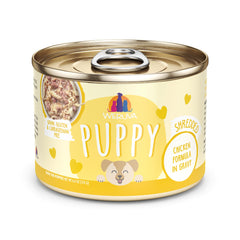 Weruva Puppy pollo en salsa, lata de 6 onzas, paquete de 8 para cachorros.