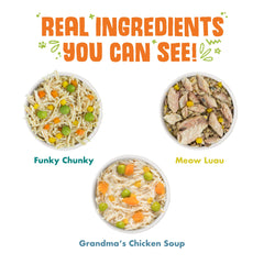Weruva Sopa de Pollo de la Abuela 3oz lata: caldo suave y pollo blanco