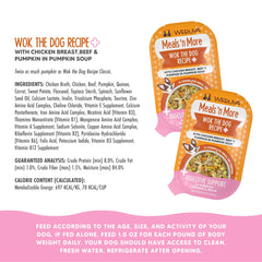 Weruva Wok The Dog Plus Digestive Support, hidratación diaria con comida húmeda de calidad.