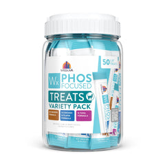 Weruva Wx Phos Focused, paquete de 50 tubos listo para premiar
