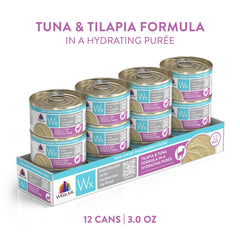 Weruva Wx Phos Focused Puré Hidratante, proteína alta para gatos.