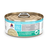 Weruva Wx Phos Focused puré hidratante de tilapia y pollo, ideal para palatabilidad