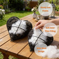 WesGen bolsas de materiales naturales para nido, opción suave para aves silvestres.