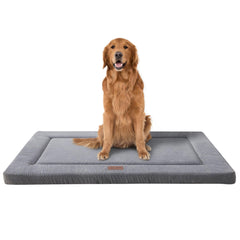 WESTERN HOME Cama para perro grande, superficie ondulada suave para mayor confort.