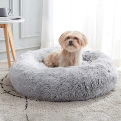 Western Home WH cama redonda de 20 pulgadas para mascotas, descanso suave y seguro
