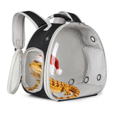 WEVONIGU mochila con ventana burbuja delantera para observar al conejillo de Indias durante el paseo