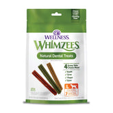 Whimzees Wellness Stix para perros; palito dental grande facilita limpieza diaria.