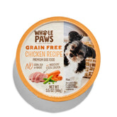 Whole Paws alimento húmedo sin granos de pollo en lata, porción cómoda