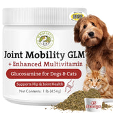 Wholistic Pet Organics: medidor de polvo para articulaciones, apoyo a la movilidad.