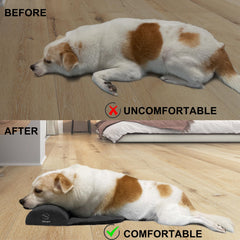 Whoopub almohada de uso múltiple para perro grande, útil en cama, sofá o coche.