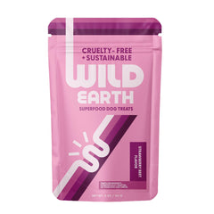Wild Earth galletitas basadas en plantas, paquete para perros, recompensa ligera.