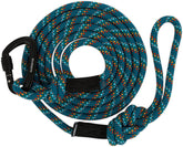 Wilderdog correa de cuerda de 5 ft en azul pacífico para paseos seguros