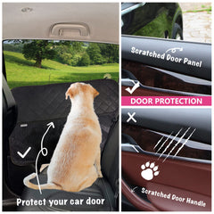 Winbate protector de puerta para coche con perro, instalación derecha rápida para viaje seguro.