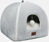 Windracing cama grande para gatos interior, refugio cómodo para dormir y estirarse