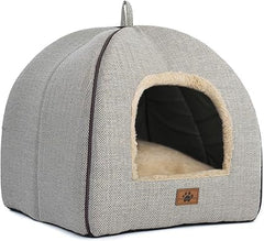 WINDRACING cama de gatos interior con cueva, refugio cálido para descansar