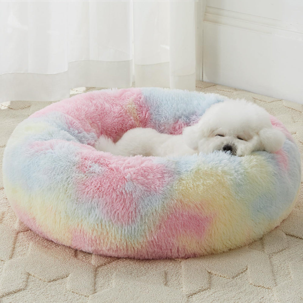 Cama donut WNPETHOME frente, favorece descanso profundo y comodidad