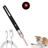 Puntero láser WNZQK de cuerpo metálico para gatos, estabilidad y durabilidad.