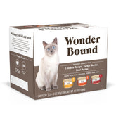 Wonder Bound Gourmet Gato en salsa pavo, 3oz, lata 24: sabor sabroso para cada comida.