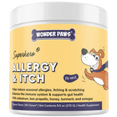 Wonder Paws botella de masticables; apoyo a la piel frente a alergias
