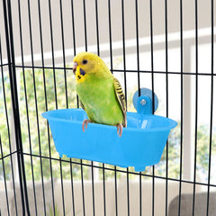 Wontee bañera para aves, plástico seguro y duradero