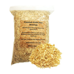 Wood Smith USA Litière Pin Premium — texture douce et confortable pour petites pattes.