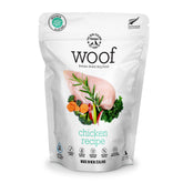 WOOF alimento para perros deshidratado de pollo, envase práctico para entrenamiento