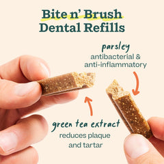 WOOF Bite n' Brush: juguete dental que promueve cepillado suave durante la masticación