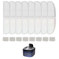 Woqucute filtros repuesto para fuente de gatos W02, agua más limpia para tu mascota
