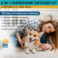Recambios Woyamay de 48 ml para mantener la calma del perro