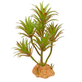 Plantas artificiales realistas de Woyrise para terrario, fáciles de limpiar y seguras para reptiles.