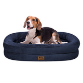 WOZOKE cama-perro-ortopedica espuma-panales con soporte para articulaciones.