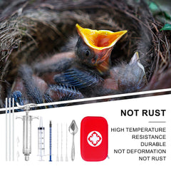 Tubo curvo de alimentación 2,5 ml para pichones - WQY GroceryShop