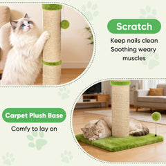 XiaZ poste sisal 2-8 pulgadas ideal para gatos pequeños