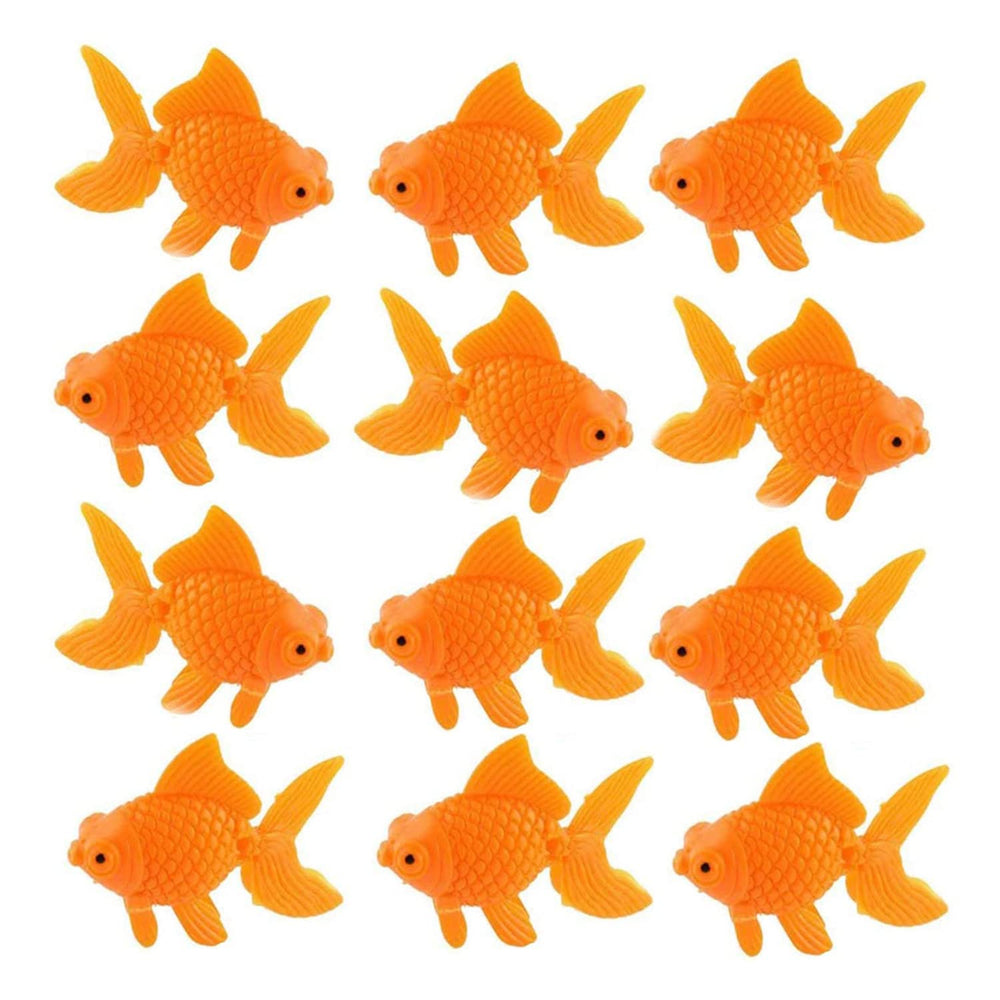 Pez artificial XMHF dorado flota para acuario, seguro para la calidad del agua