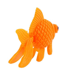 Pez artificial naranja XMHF flotante para acuario decorativo