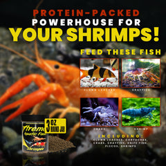 Xtreme Shrimpee nutritivo diario para camarones que favorece la salud y la vitalidad.