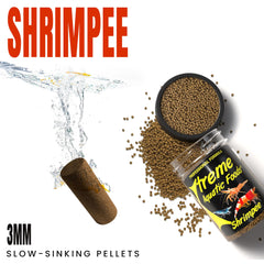 Xtreme Shrimpee producido en EE. UU. con proteínas seleccionadas.