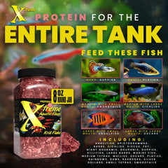 Xtreme Krill Flakes, peces coloreados, realza el color y la vitalidad.