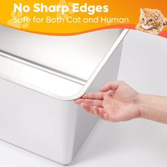 Yangbaga entrada en U de 6 pulgadas para gatitos y gatos mayores.