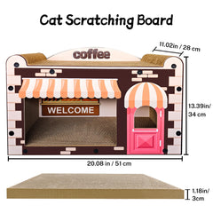 Textura corrugada de Yaruiguang para afilar uñas del gato.