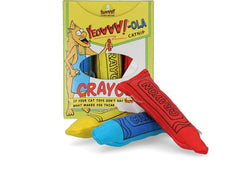 YEOWWW! Crayón de Catnip: vista lateral para apreciar el diseño y la tela de algodón